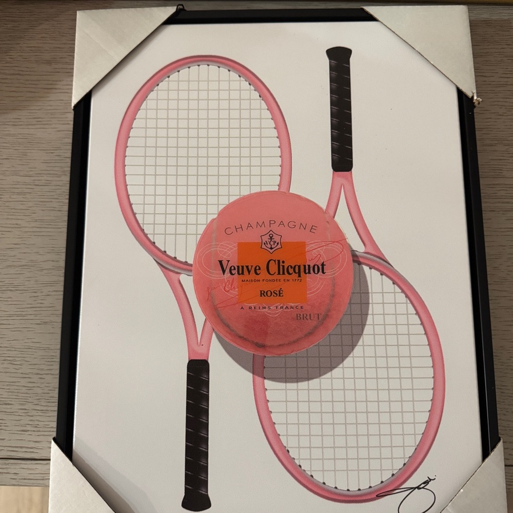 Veuve Clicquot Rosé Champagne Art Print